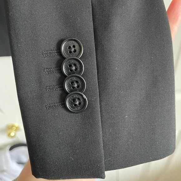 Brooks Brothers Black Two-Button Tailored Blazer - Picture 4 of 5